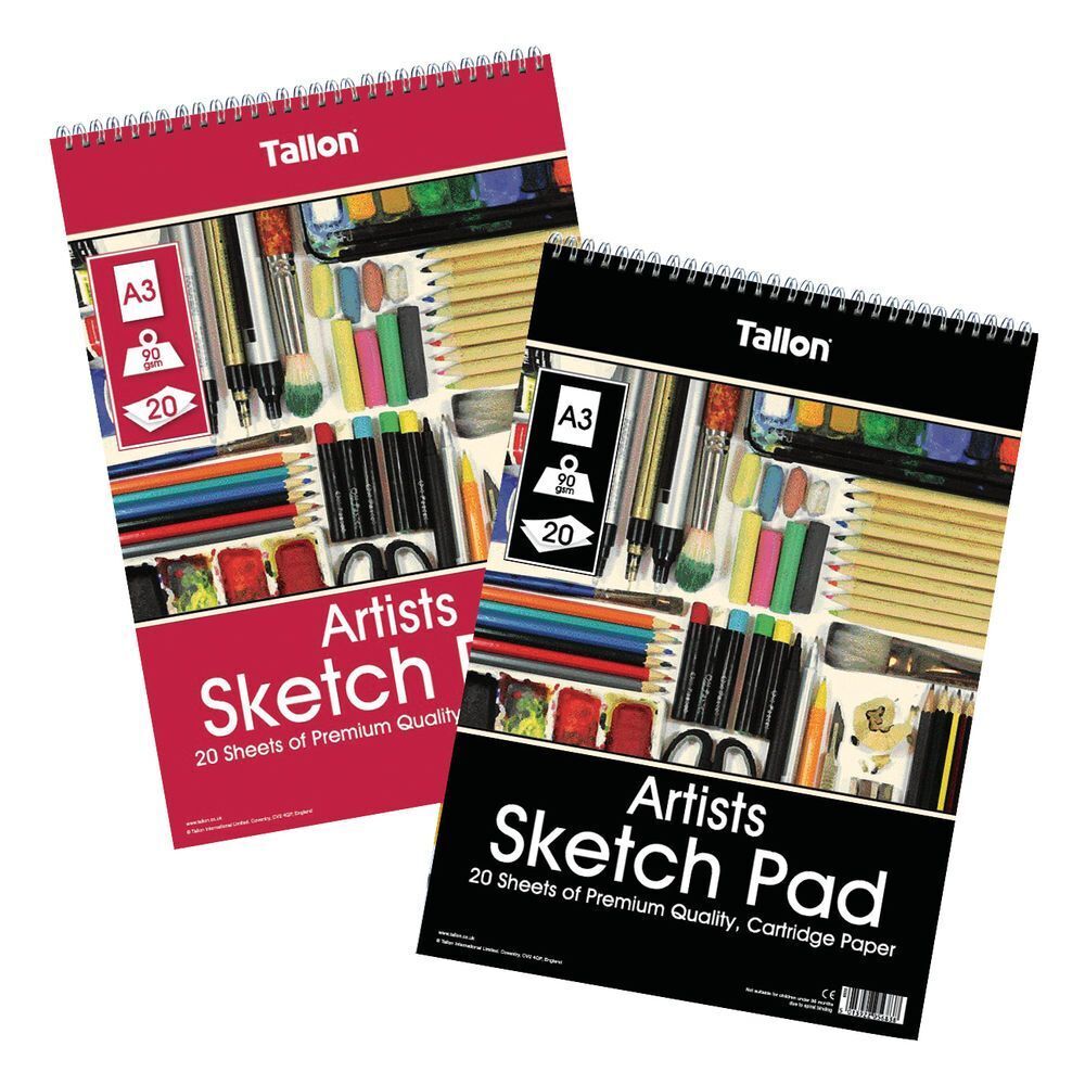 A3 Sketch Pad Book White Paper Artist Sketching Drawing Doodling Art Craft