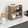 Camellia Kitchen Countertop Shelf, Wooden Kitchen Organiser