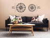 Arabic-Numerals-Large-Compass-Wall-Clock