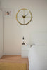 Aurum Minimalist Gold Wall Clock, 50cm-70cm, Unique Modern Design