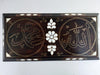 Mother of Pearl Inlaid Wooden Islamic Wall Art, Allah & Mohammad Sign