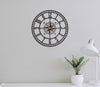 Polaris Oversized Compass Wall Clock, 80cm-90cm, Extra Large - clock for patio, compass wall clock, large wall clock, metal wall clock, modern oversized wall clock, modern wall clock, silent wall clock, XL wall clock - MOXVIO