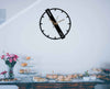 Pisa Modern Oversized Wall Clock, 50cm-60cm-70cm, Minimalist Design - large numberless wall clock, large wall clock, metal wall clock, minimalist wall clock, modern wall clock, oversized wall clock, silent wall clock, unique wall clock, wall clock - MOXVIO
