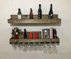 Wooden Wine Rack, Wooden Kitchen Shelf, Wall-mounted Wine Glass Holder - Small Wine Rack, Tall Wine Rack Storage, Vertical Wine Rack, wall mounted wine rack, wine glass holder, Wine Rack Unit, Wooden Kitchen Shelves, wooden wine rack - MOXVIO