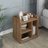 Crocus Bedside Table, Modern Wood Bedside Organiser