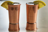 Pure Copper Shot Glasses, set of 2, Copper Spirit Measure Cup, Copper Jigger