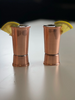 Pure Copper Shot Glasses, set of 2, Copper Spirit Measure Cup, Copper Jigger