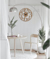 Duodecim Large Wooden Wall Clock, 50cm-70cm, 3D Silent Non-Ticking Wall Clock