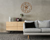 Duodecim Large Wooden Wall Clock, 50cm-70cm, 3D Silent Non-Ticking Wall Clock