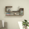 Ranunculus Modern Wall Mounted Floating Bookshelf, Stylish Wood Wall Decor