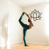 Lotus Flower Wall Art (70cm x 60 cm), Zen Style Yoga Wall Décor