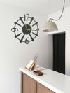 Iris Unique Large Metal Wall Clock, 50cm-70cm, Modern Minimalist Design