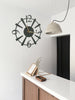 Iris Unique Large Metal Wall Clock, 50cm-70cm, Modern Minimalist Design