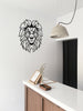 Lion Head Metal Wall Décor, 36 x 45cm, Lion Mask Wall Art