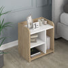 Crocus Bedside Table, Modern Wood Bedside Organiser