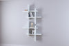 Taraxacum Modern Wall Mounted Floating Bookshelf (Set of 2), Stylish Wood Wall Decor